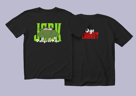 Jack – Oversized Premium Black T-shirt